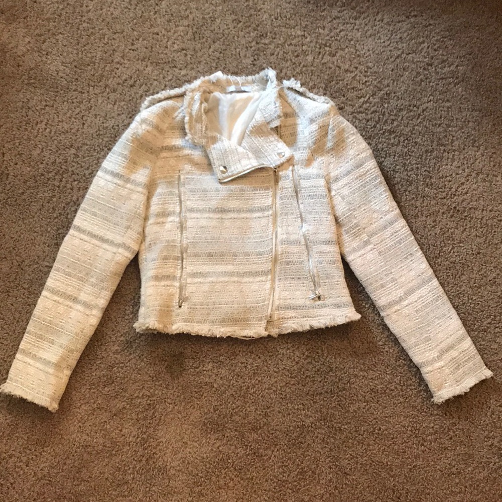 Aubrey Frey Hem Tweed Jacket - Picture 4 of 7
